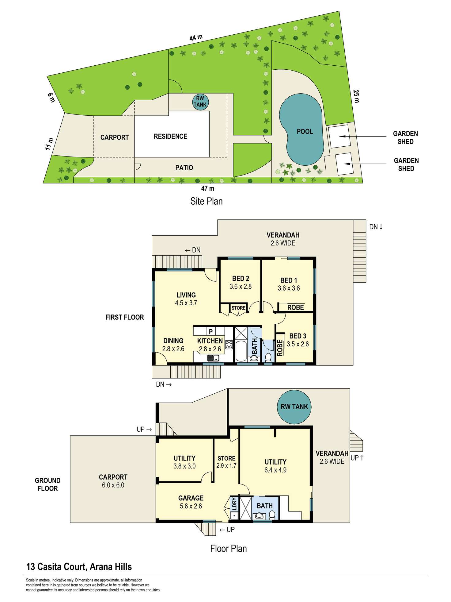 Floorplan of Homely house listing, 13 Casita Court, Arana Hills QLD 4054