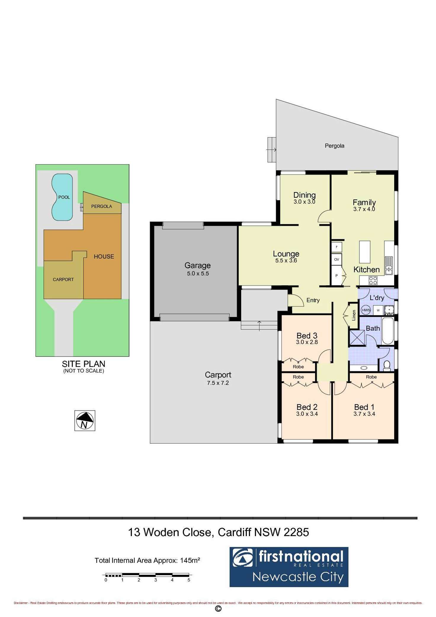 Floorplan of Homely house listing, 13 Woden Close, Cardiff NSW 2285