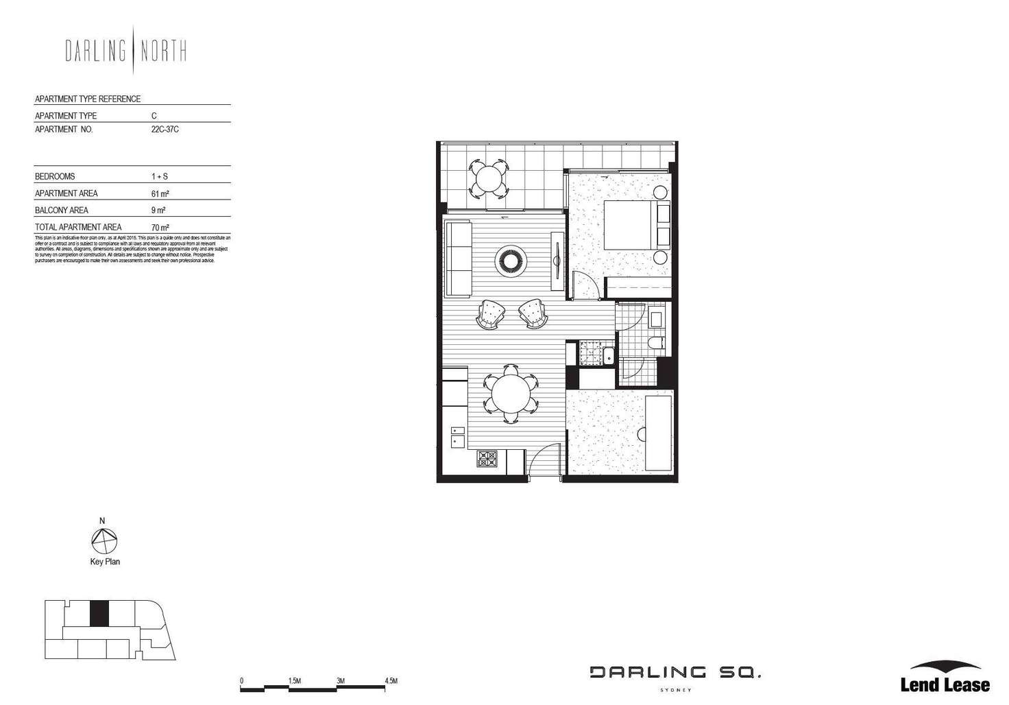 Floorplan of Homely apartment listing, 36C/1 Harbour Street, Sydney NSW 2000