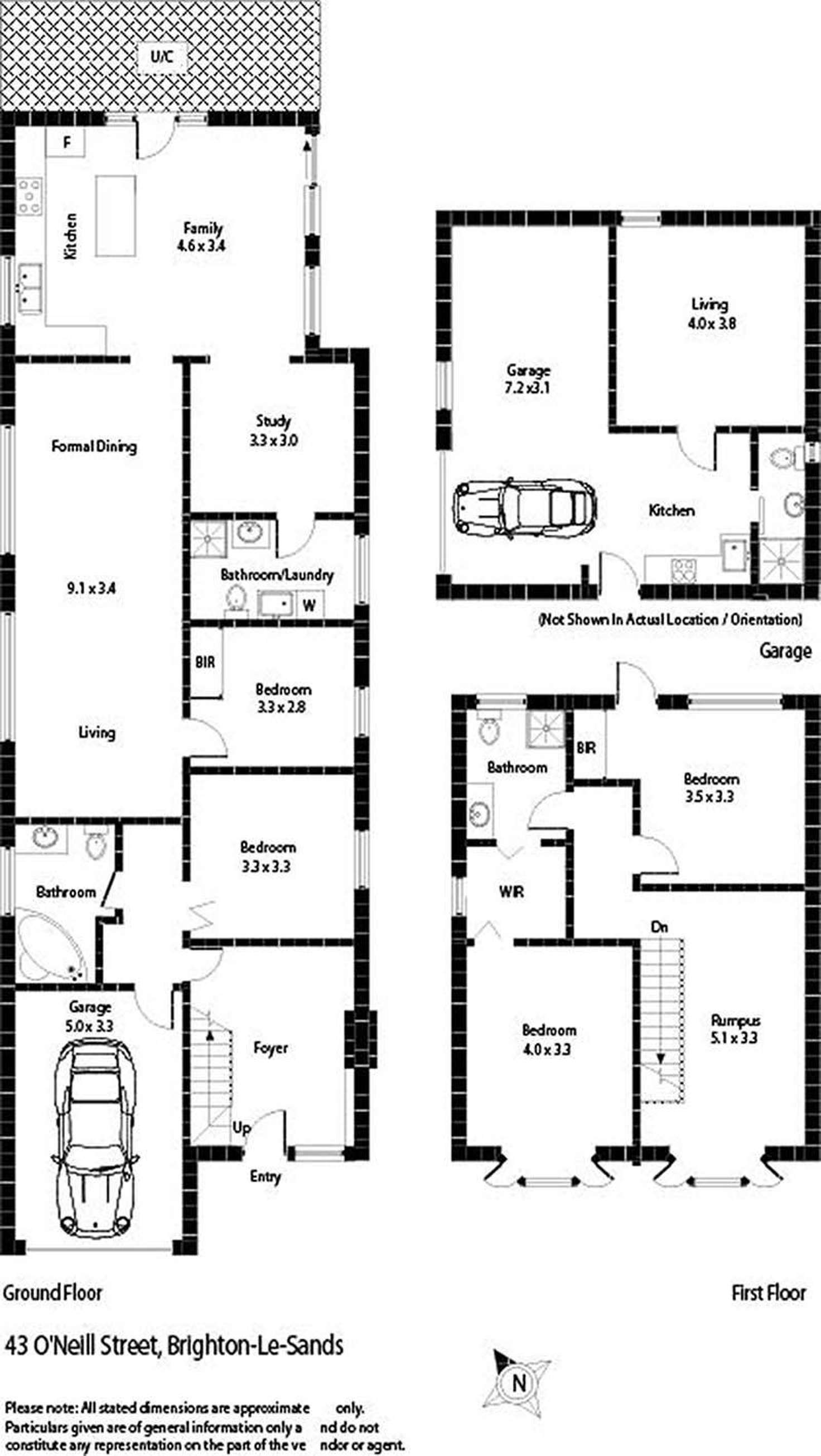 Floorplan of Homely house listing, 43 O'Neill Street, Brighton-le-sands NSW 2216