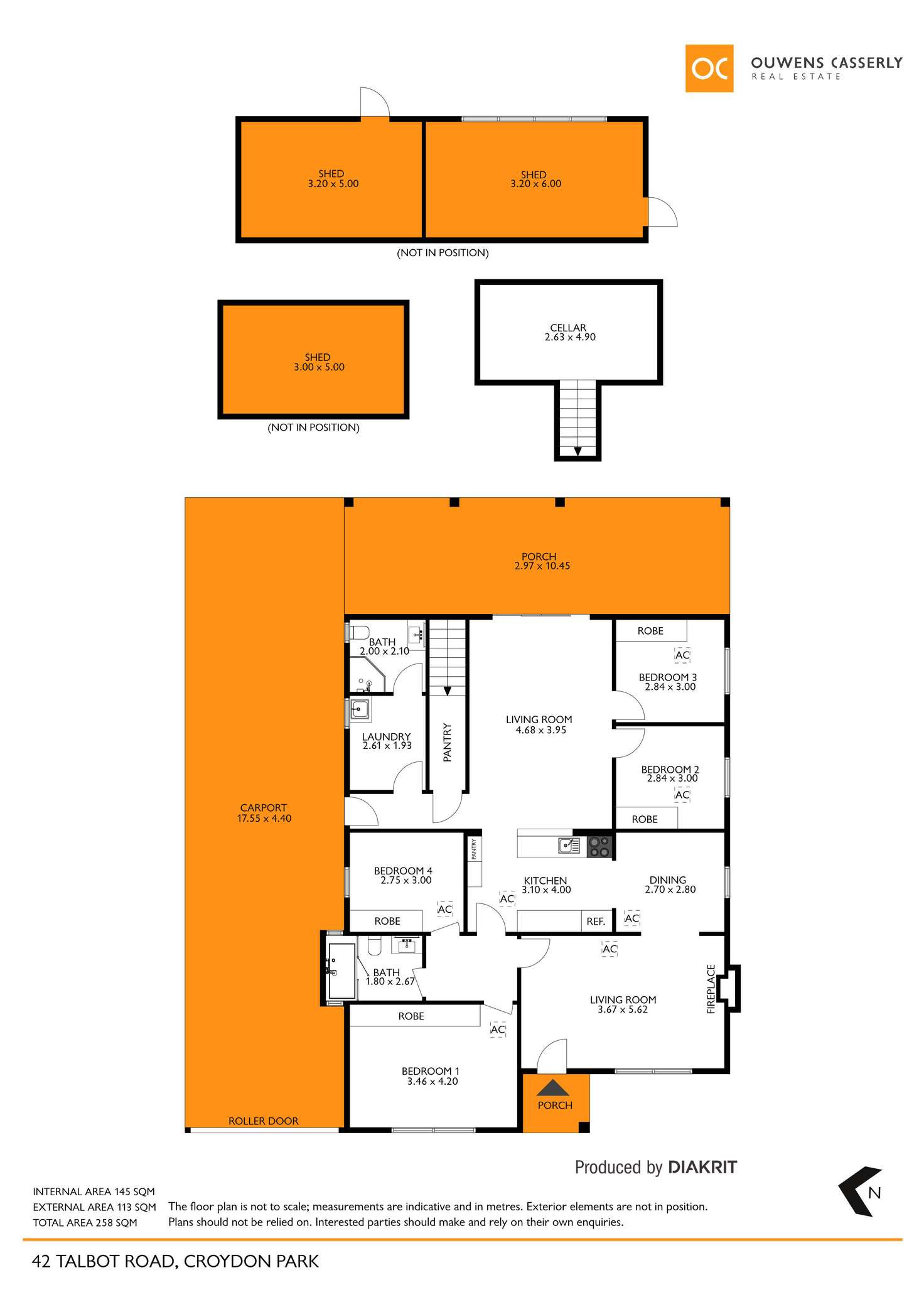 Floorplan of Homely house listing, 42 Talbot Road, Croydon Park SA 5008