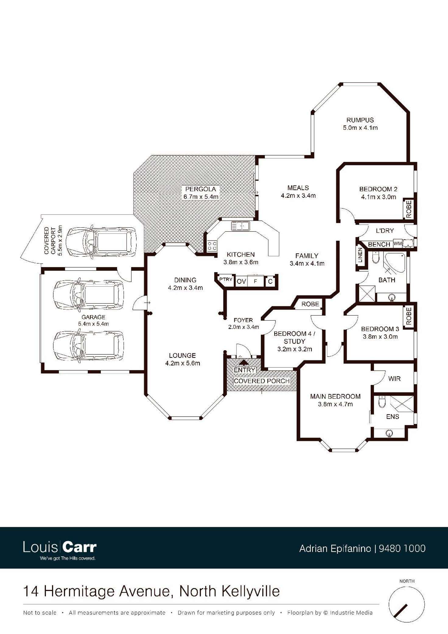 Floorplan of Homely house listing, 14 Hermitage Avenue, North Kellyville NSW 2155
