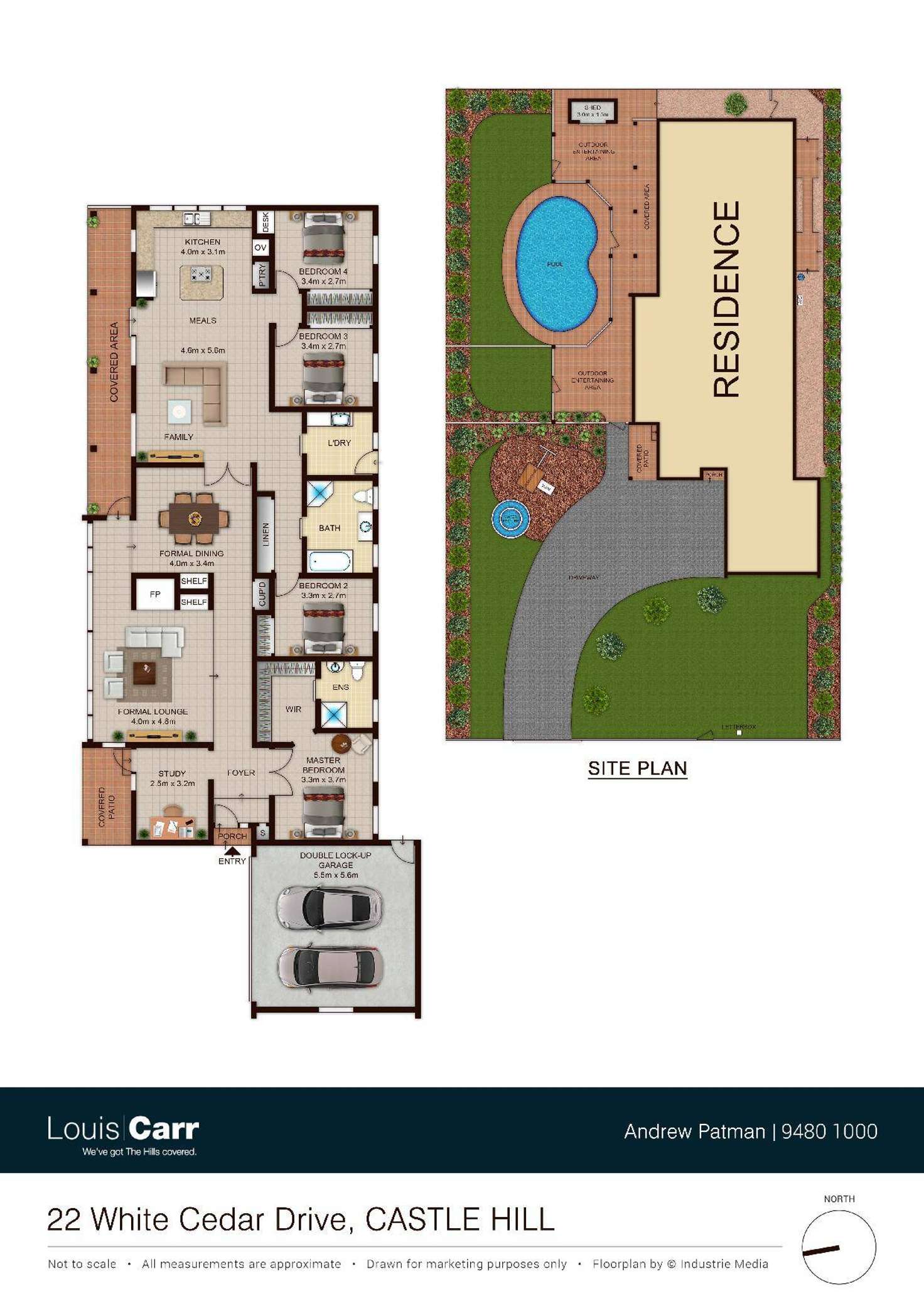 Floorplan of Homely house listing, 22 White Cedar Drive, Castle Hill NSW 2154