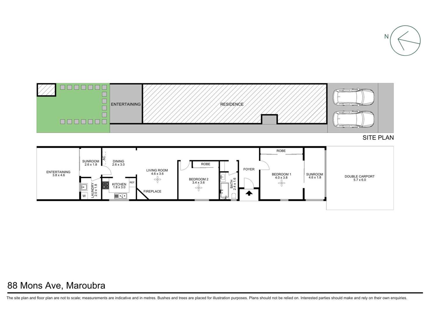 Floorplan of Homely house listing, 88 Mons Avenue, Maroubra NSW 2035