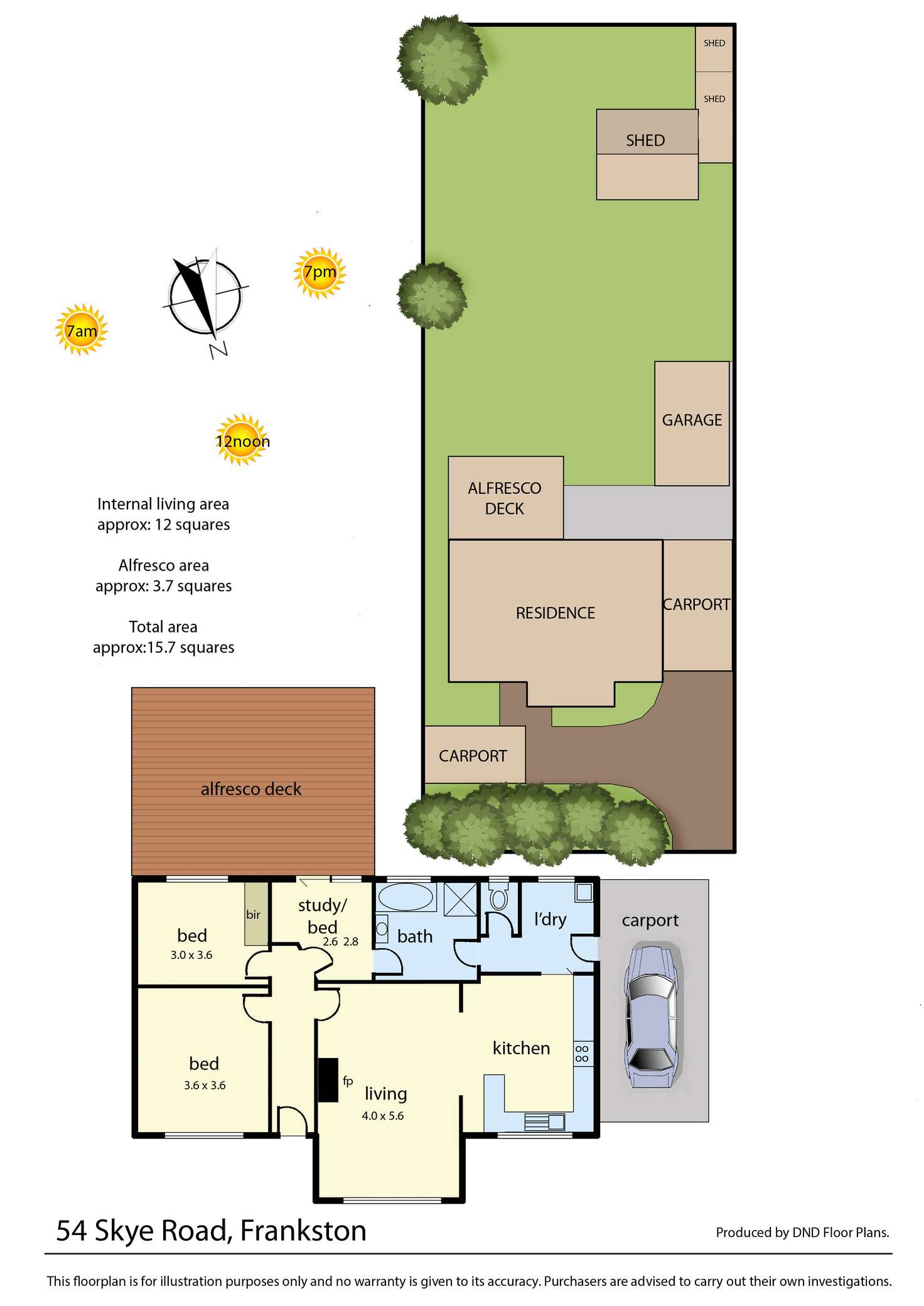 Floorplan of Homely house listing, 54 Skye Road, Frankston VIC 3199