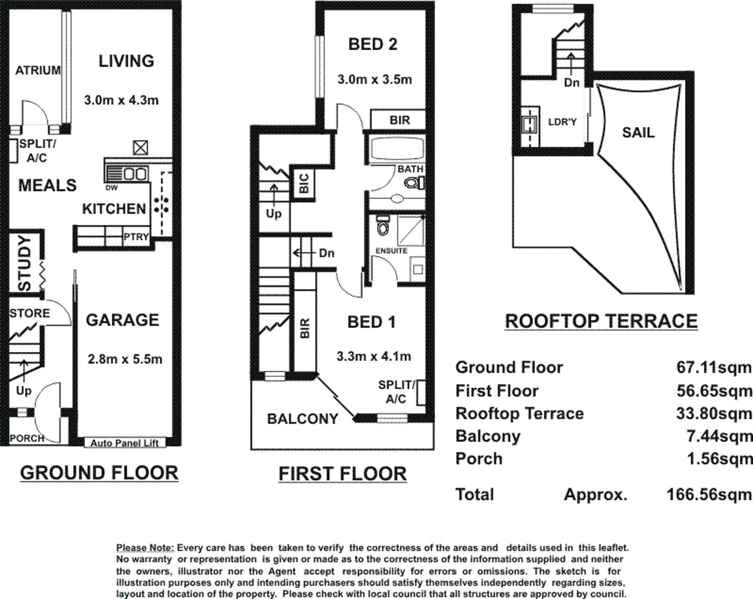 Floorplan of Homely townhouse listing, 16 Heaslip Close, Adelaide SA 5000