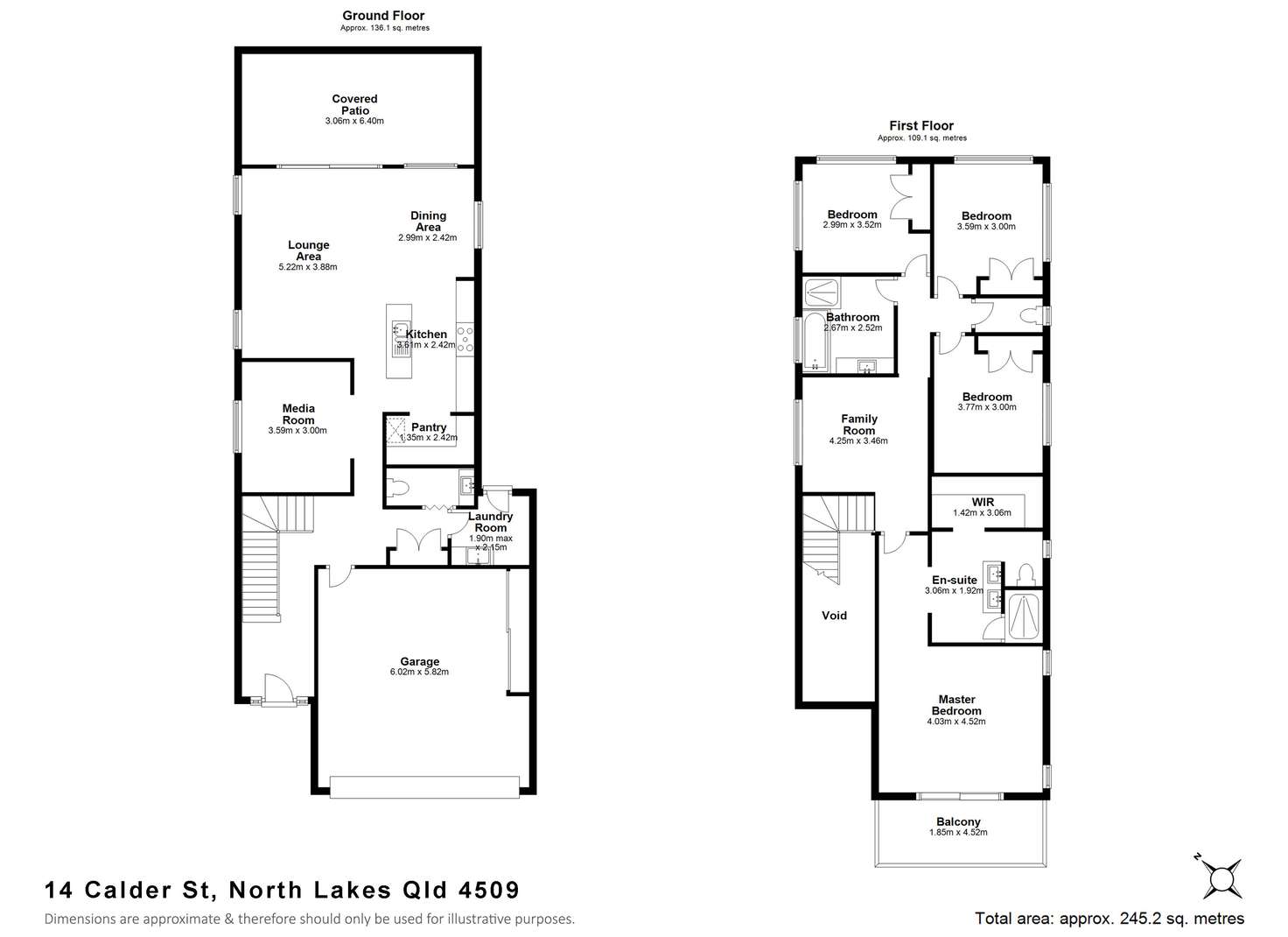 Floorplan of Homely house listing, 14 Calder Street, North Lakes QLD 4509