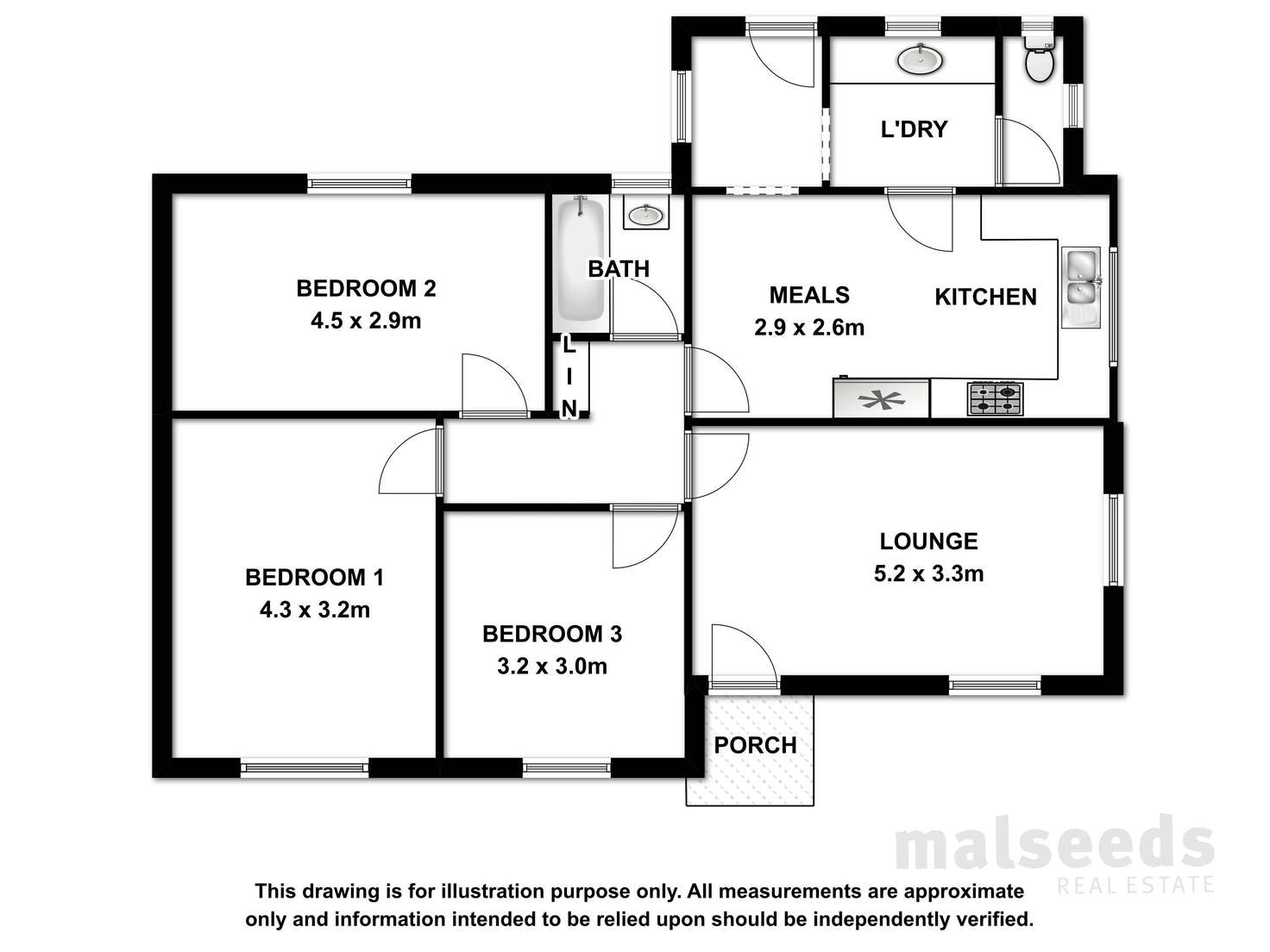 Floorplan of Homely house listing, 6 Boucaut Street, Mount Gambier SA 5290