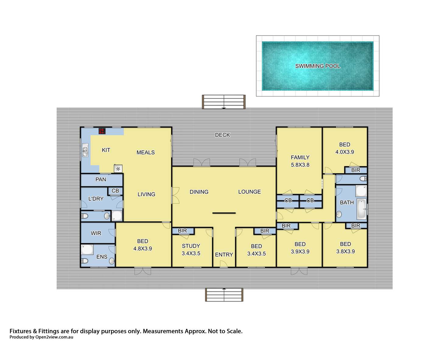 Floorplan of Homely lifestyle listing, 600 Limestone Road, Yea VIC 3717