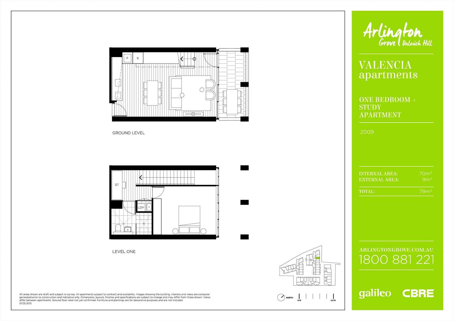 Floorplan of Homely apartment listing, 2009/6 Grove Street, Dulwich Hill NSW 2203