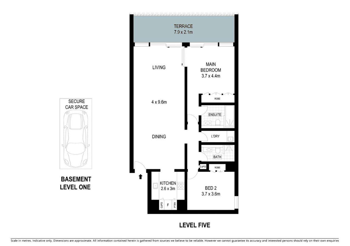 Floorplan of Homely apartment listing, 508/50 Burton Street, Darlinghurst NSW 2010