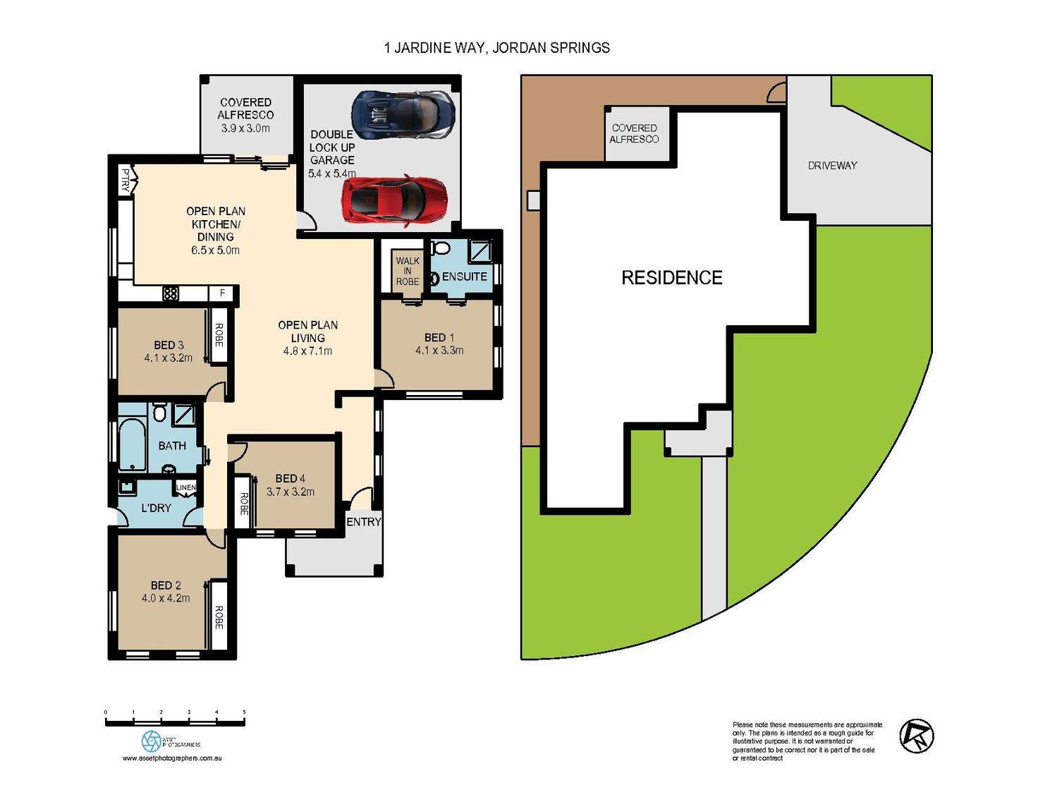 Floorplan of Homely house listing, 1 Jardine Way, Jordan Springs NSW 2747