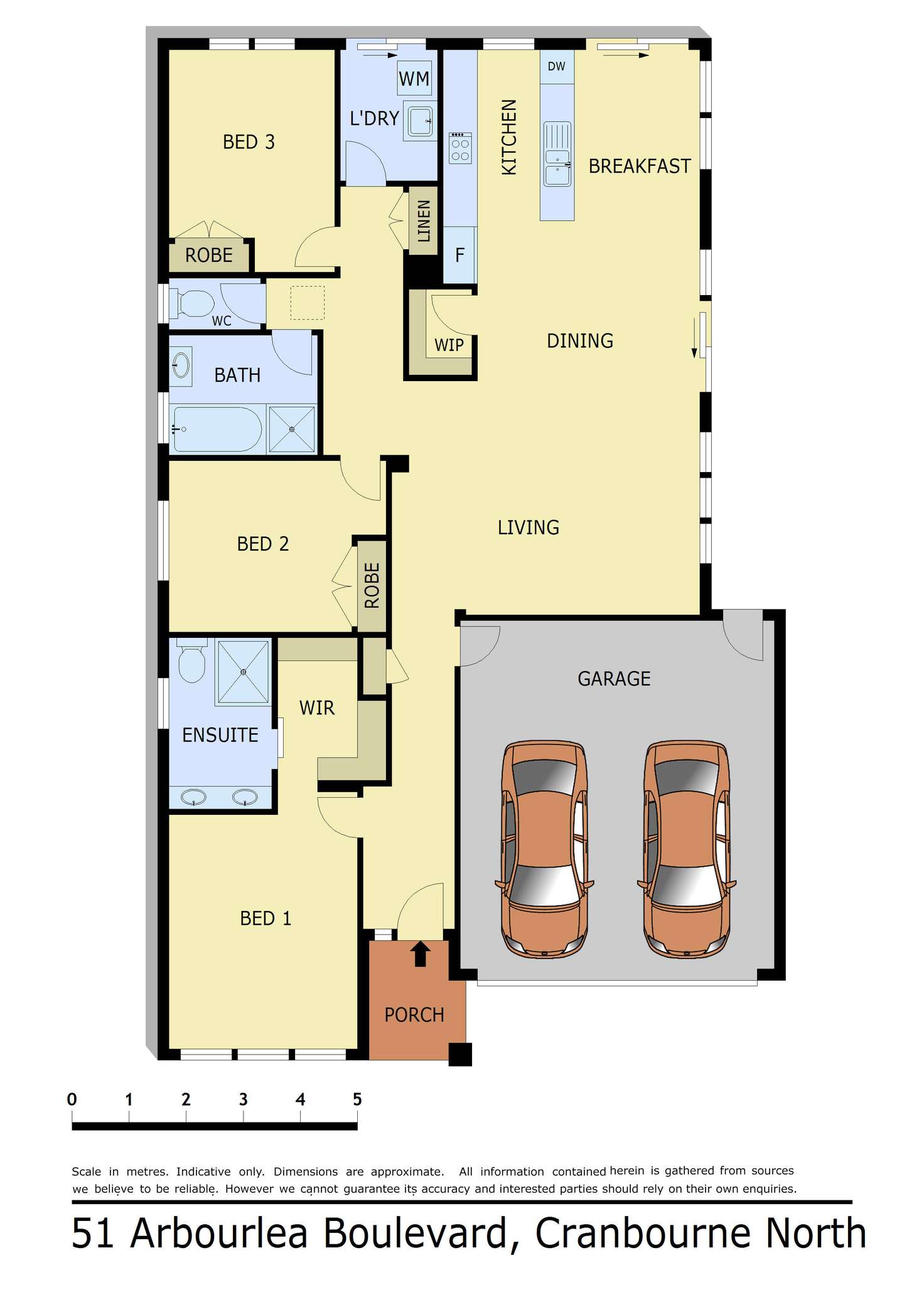 Floorplan of Homely house listing, 51 Arbourlea Boulevard, Cranbourne North VIC 3977