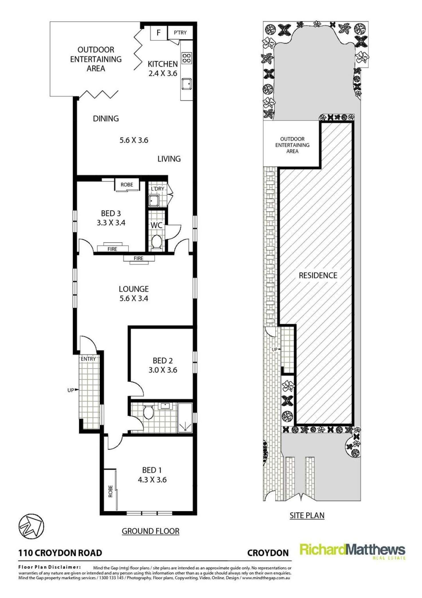Floorplan of Homely house listing, 110 Croydon Road, Croydon NSW 2132