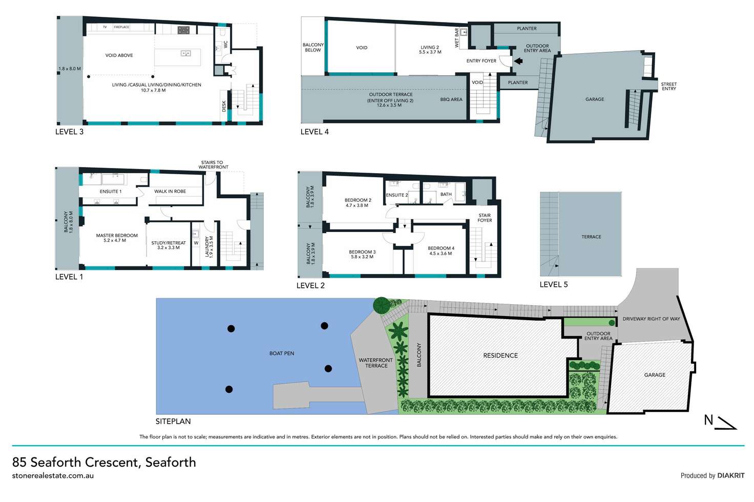 Floorplan of Homely house listing, 85 Seaforth Crescent, Seaforth NSW 2092