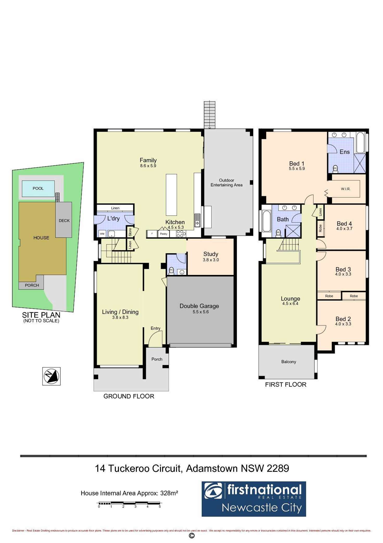 Floorplan of Homely house listing, 14 Tuckeroo Circuit, Adamstown NSW 2289