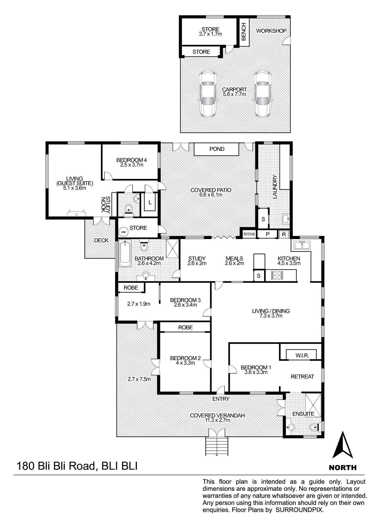 Floorplan of Homely house listing, 180 Bli Bli Road, Bli Bli QLD 4560