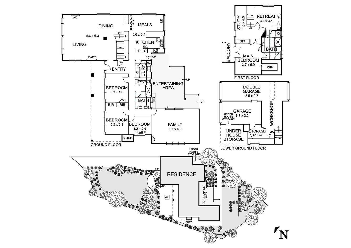 Floorplan of Homely house listing, 8 Longstaff Court, Vermont VIC 3133
