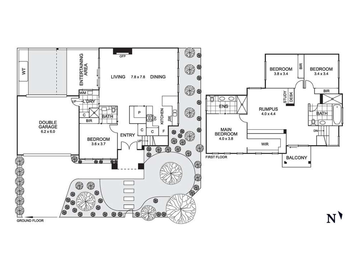 Floorplan of Homely house listing, 38 Second Avenue, Box Hill North VIC 3129