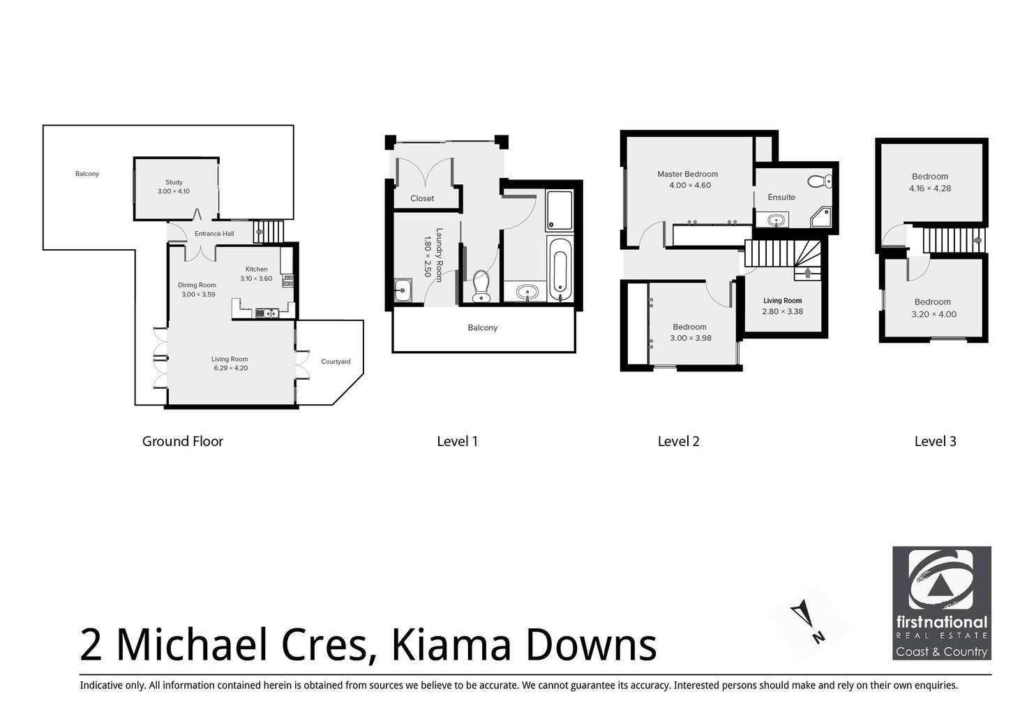 Floorplan of Homely house listing, 2 Michael Crescent, Kiama Downs NSW 2533