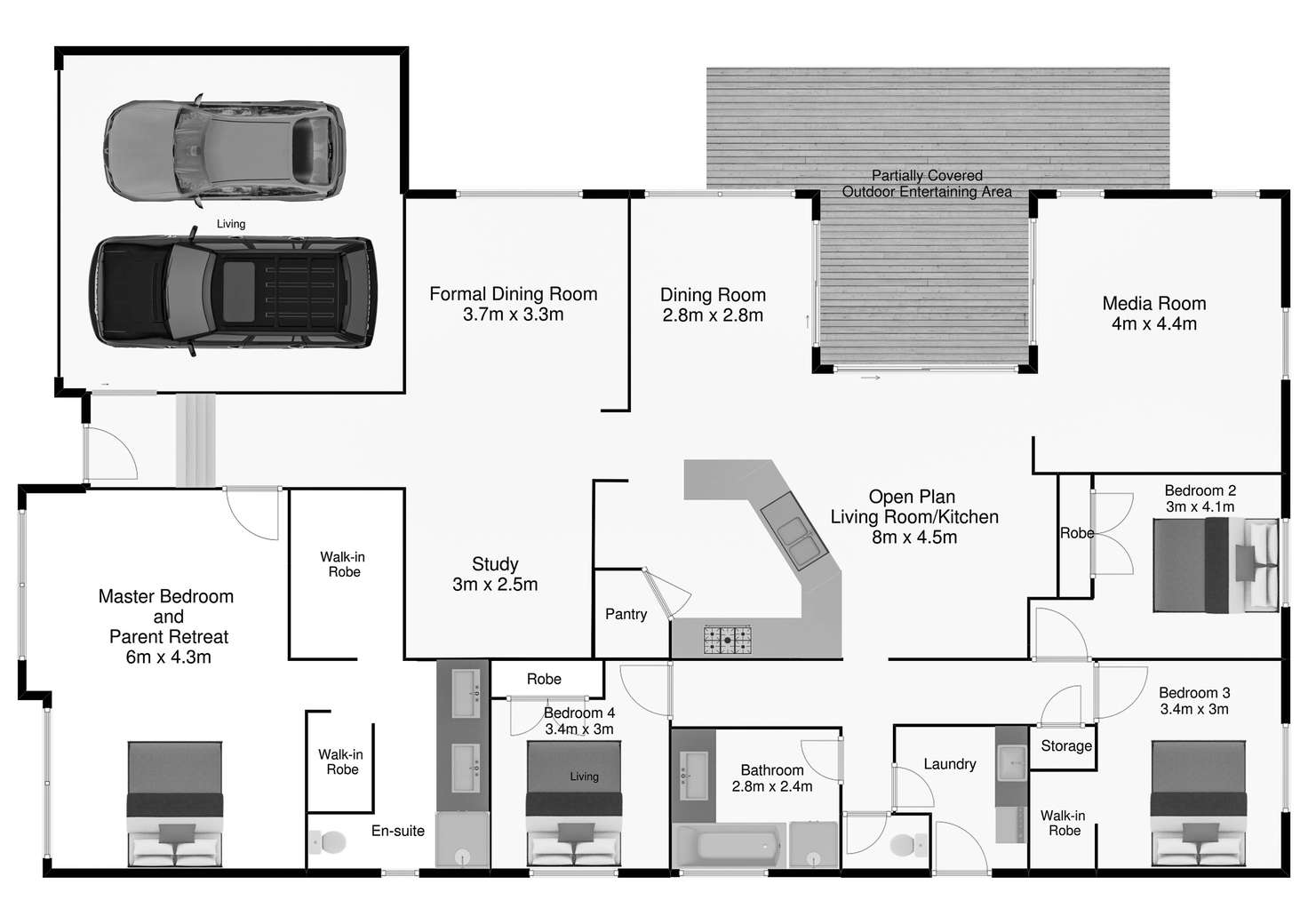 Floorplan of Homely house listing, 59 Corymbia Crescent, Anstead QLD 4070