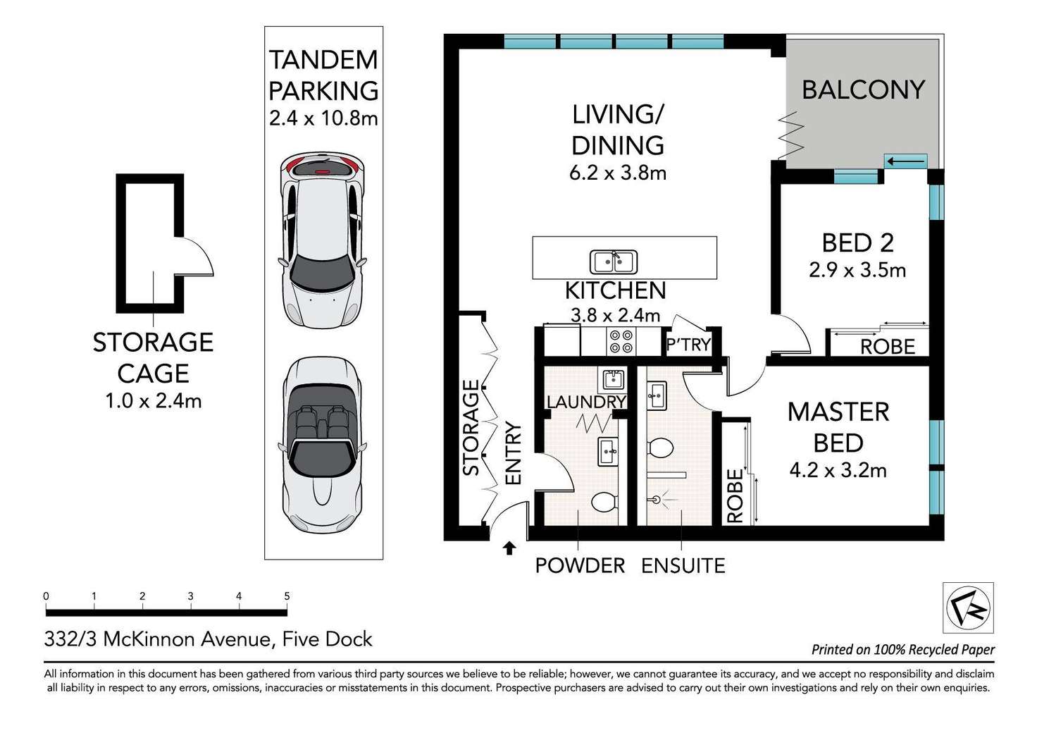 Floorplan of Homely apartment listing, 332/3 McKinnon Avenue, Five Dock NSW 2046