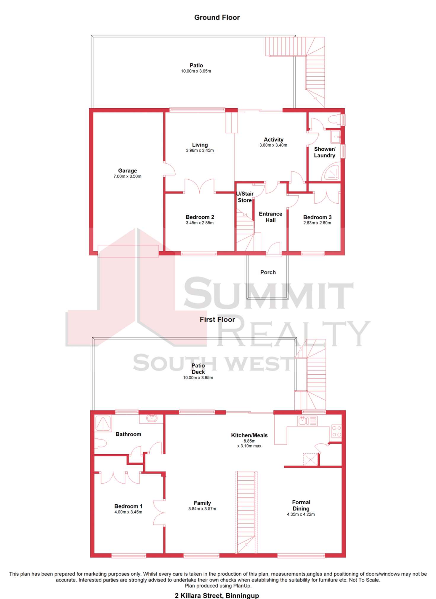 Floorplan of Homely house listing, 2 Killara Street, Binningup WA 6233