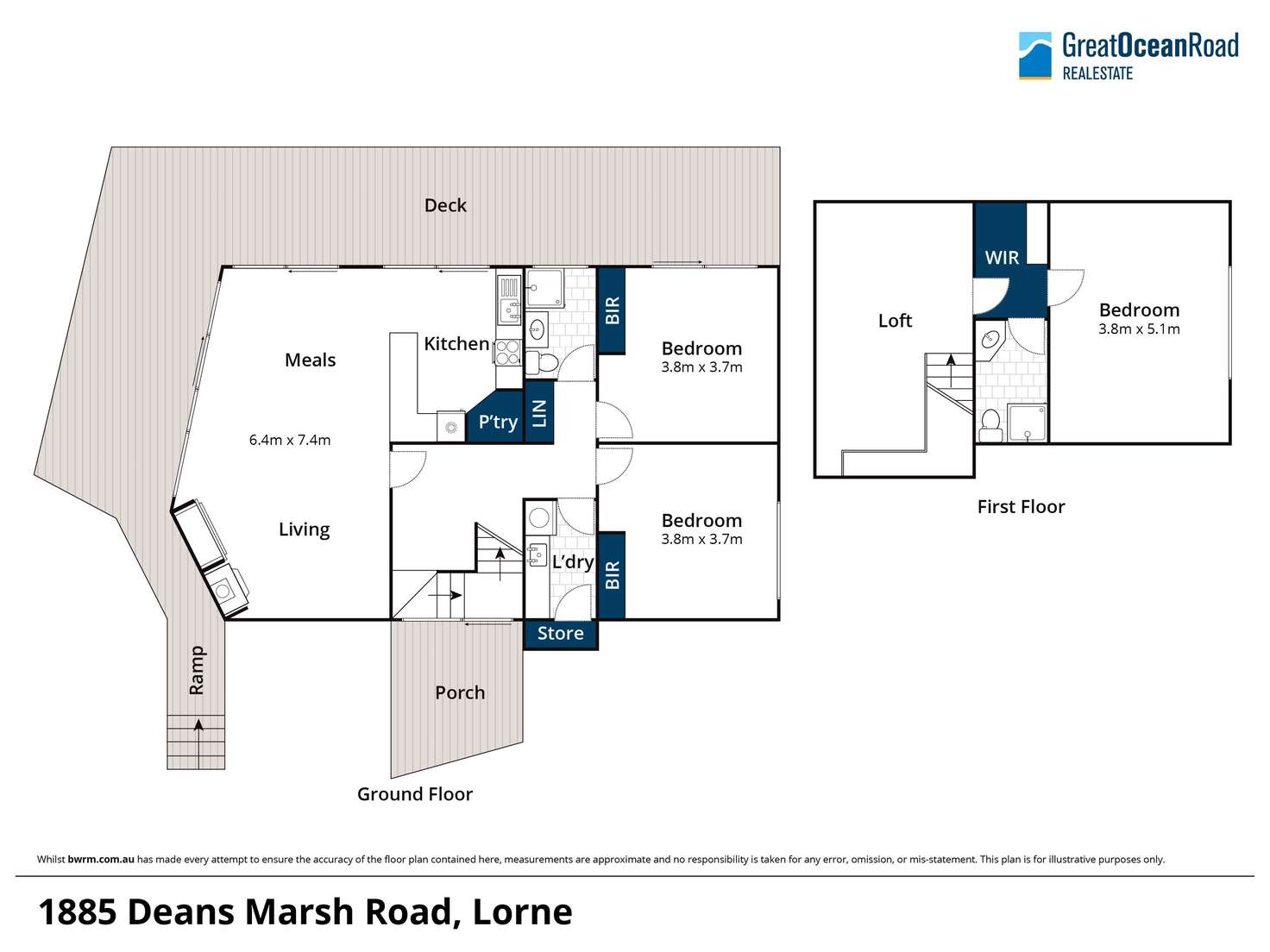 Floorplan of Homely house listing, 1855 Deans Marsh-Lorne Road, Lorne VIC 3232