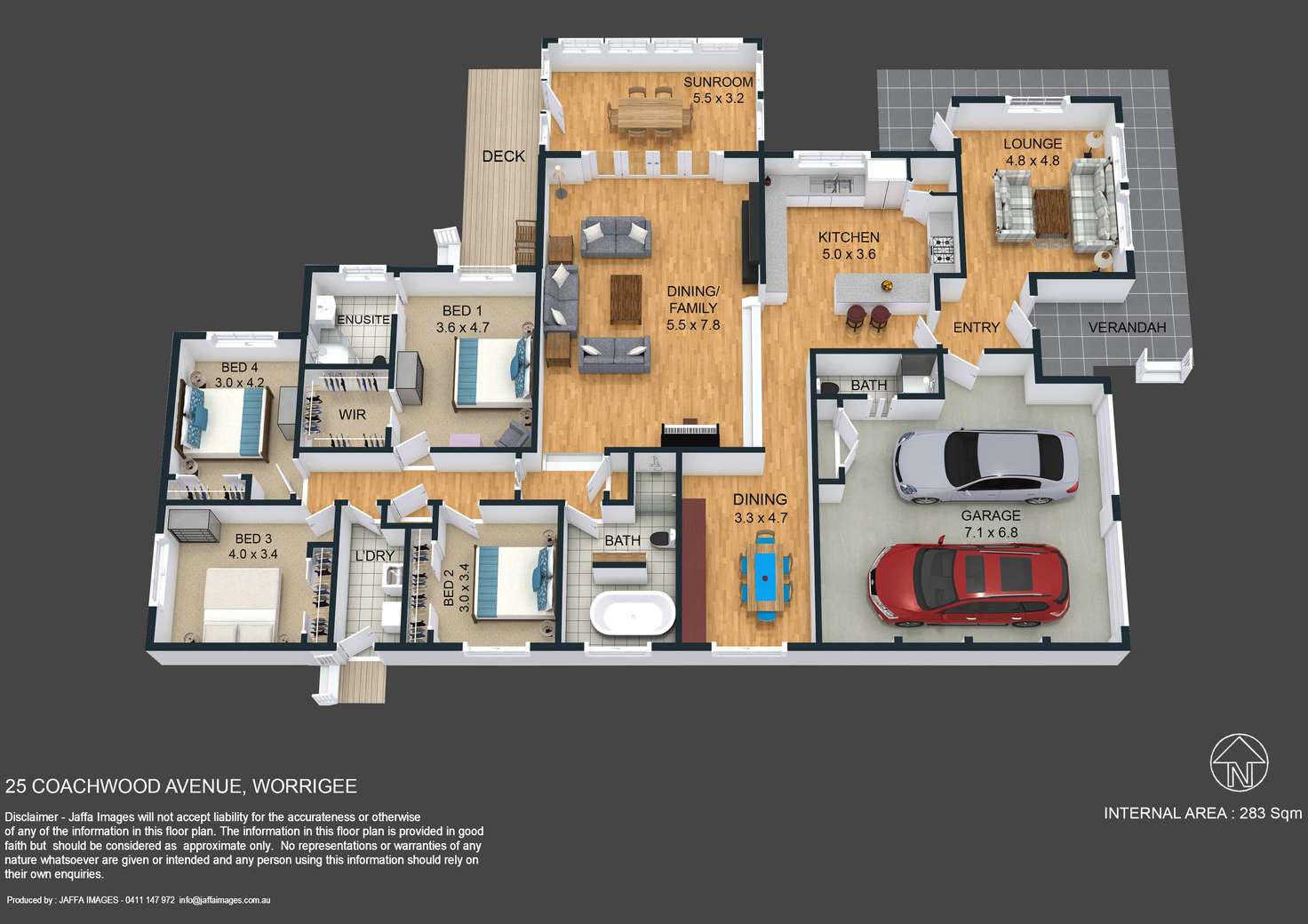 Floorplan of Homely house listing, 25 Coachwood Avenue, Worrigee NSW 2540