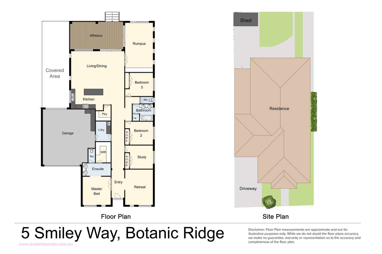 Floorplan of Homely house listing, 5 Smiley Way, Botanic Ridge VIC 3977