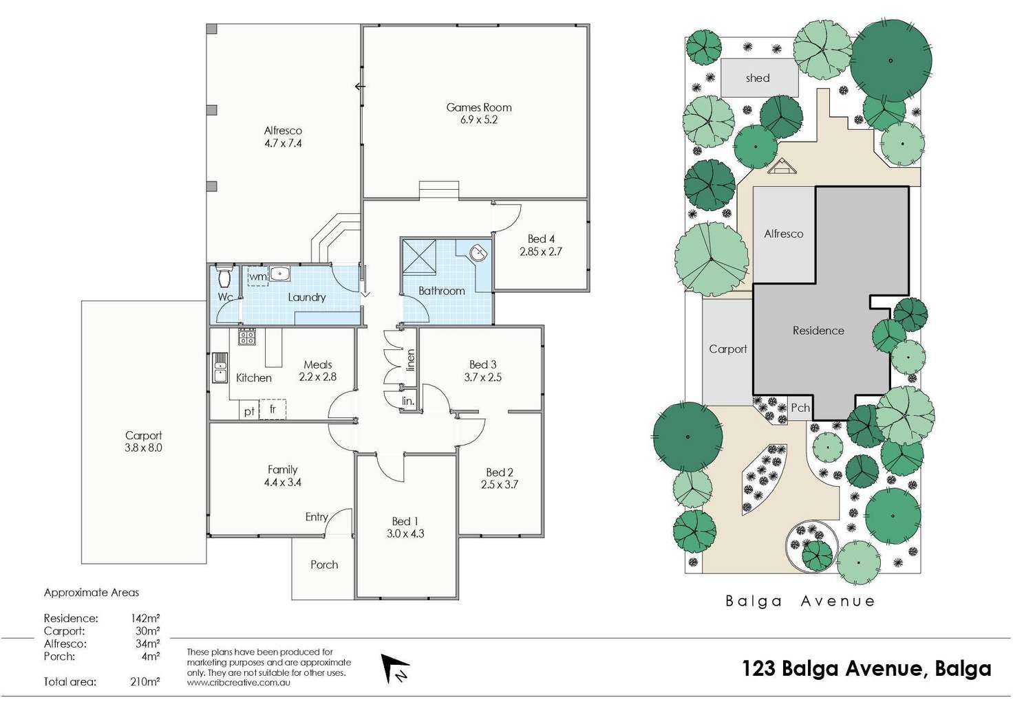 Floorplan of Homely house listing, 123 Balga Avenue, Balga WA 6061