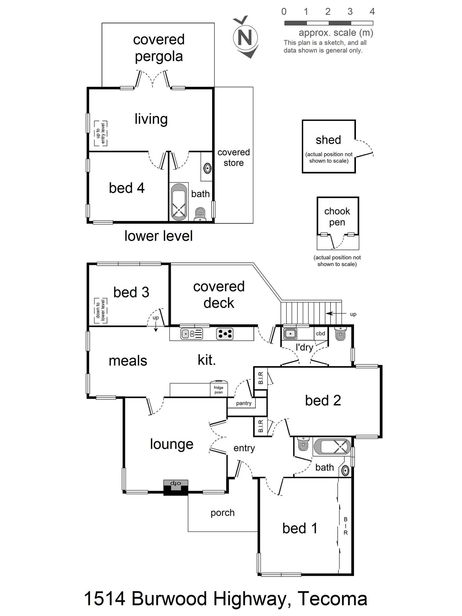 Floorplan of Homely house listing, 1514 Burwood Highway, Tecoma VIC 3160