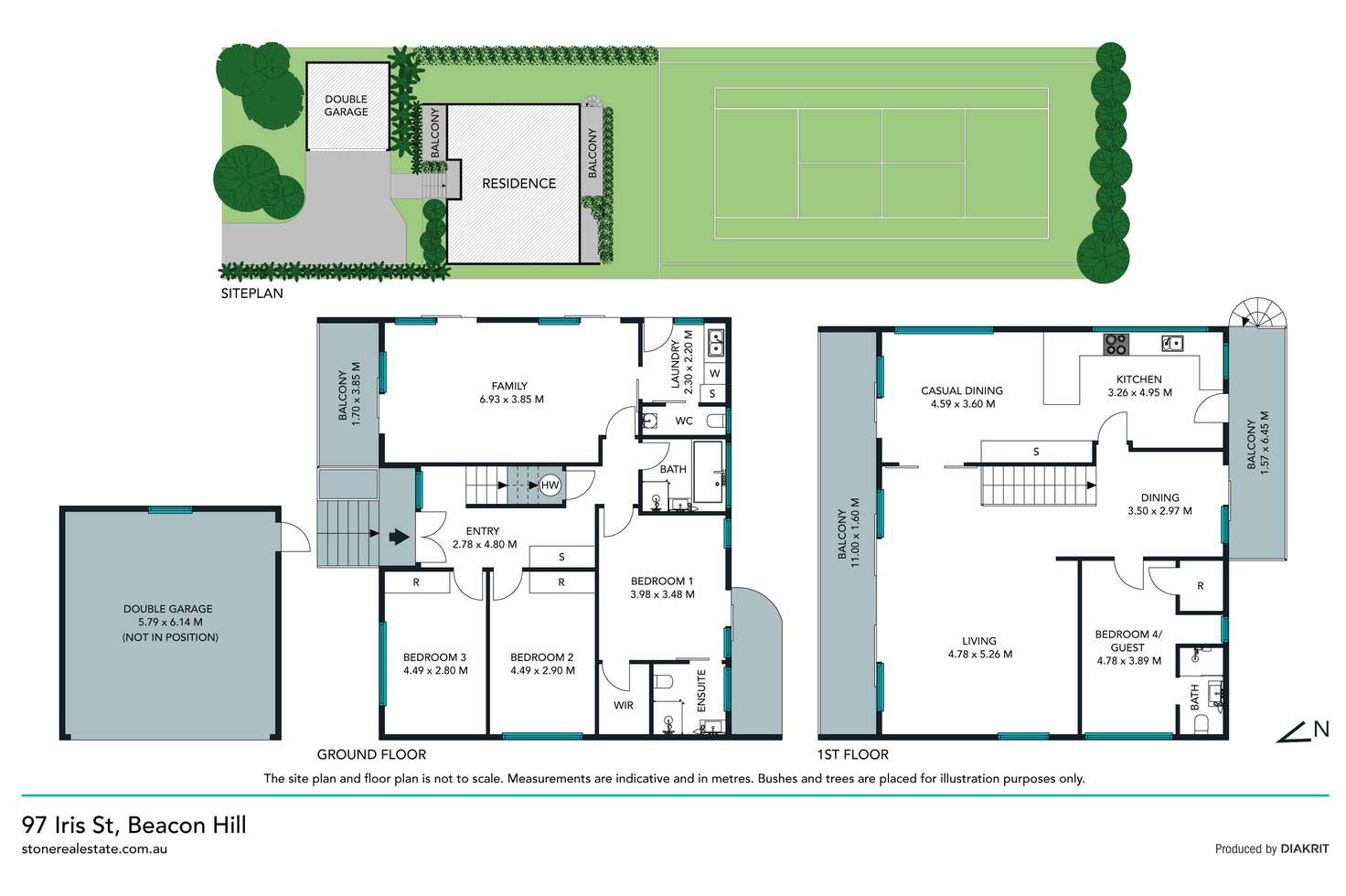Floorplan of Homely house listing, 97 Iris Street, Beacon Hill NSW 2100