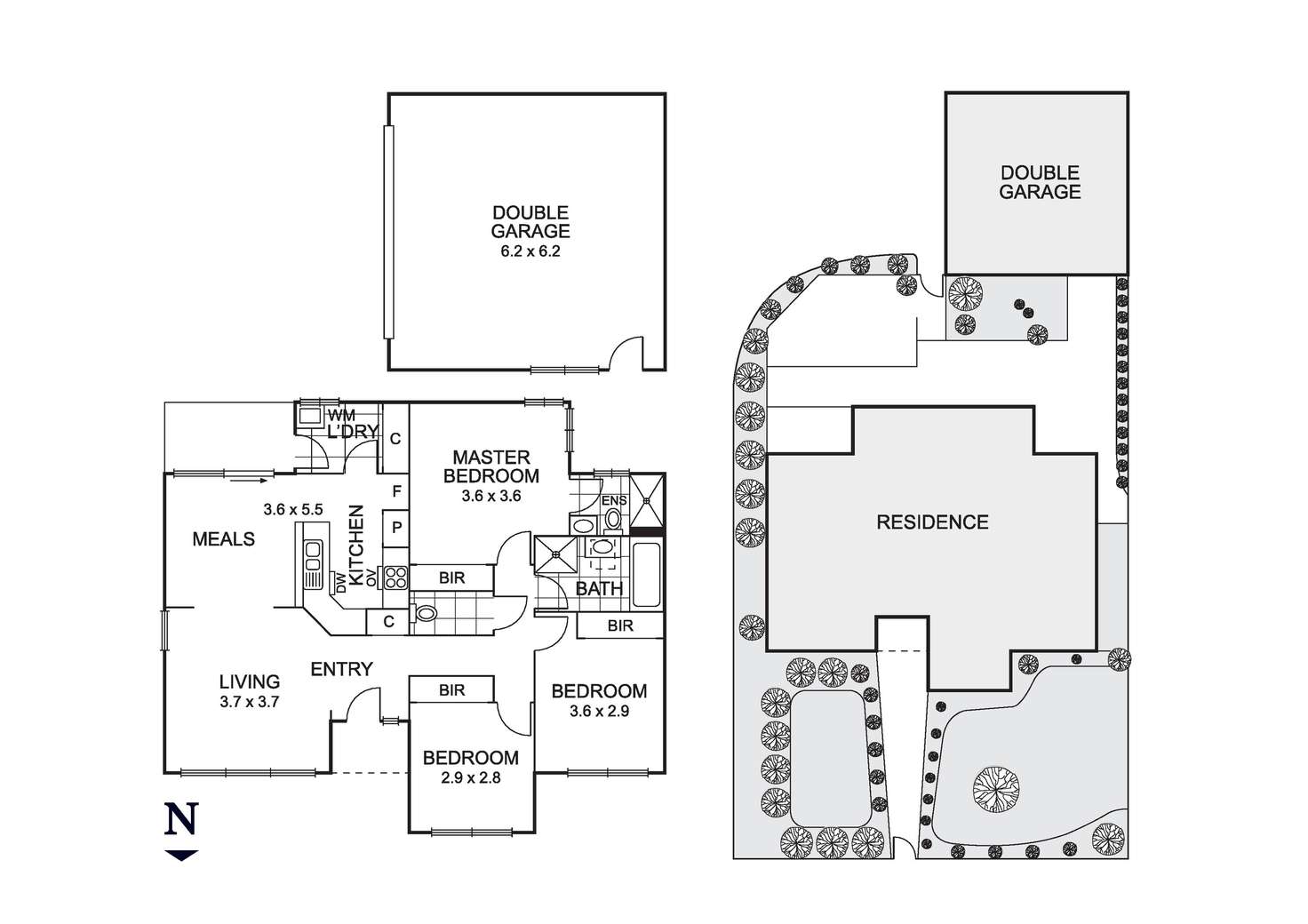 Floorplan of Homely unit listing, 15/266 Shaws Road, Werribee VIC 3030