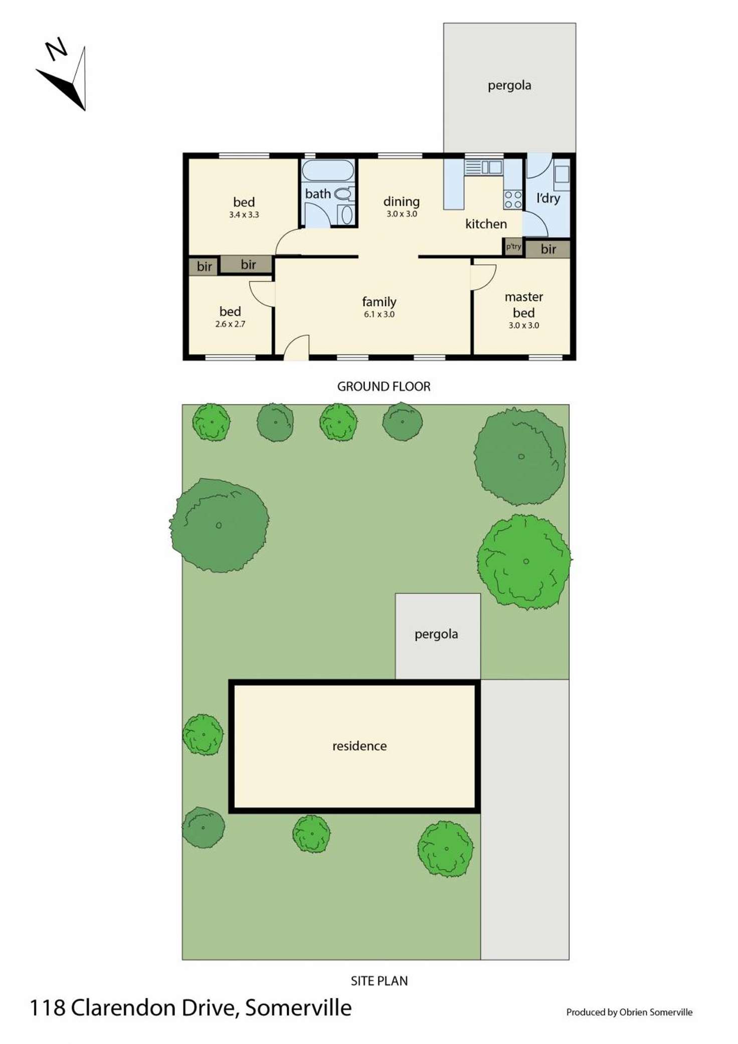 Floorplan of Homely house listing, 118 Clarendon Drive, Somerville VIC 3912
