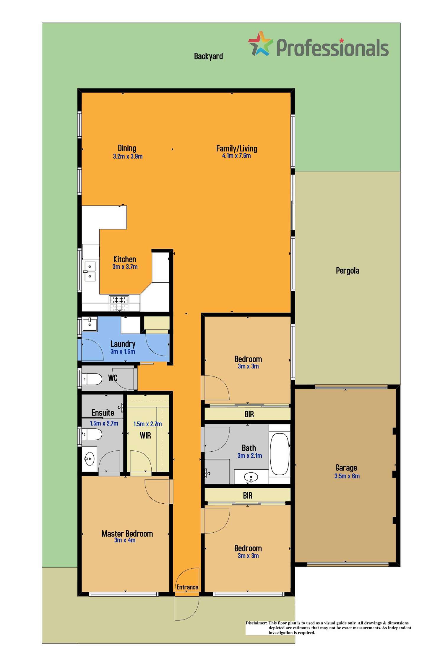 Floorplan of Homely house listing, 44 Dickerson Way, Caroline Springs VIC 3023