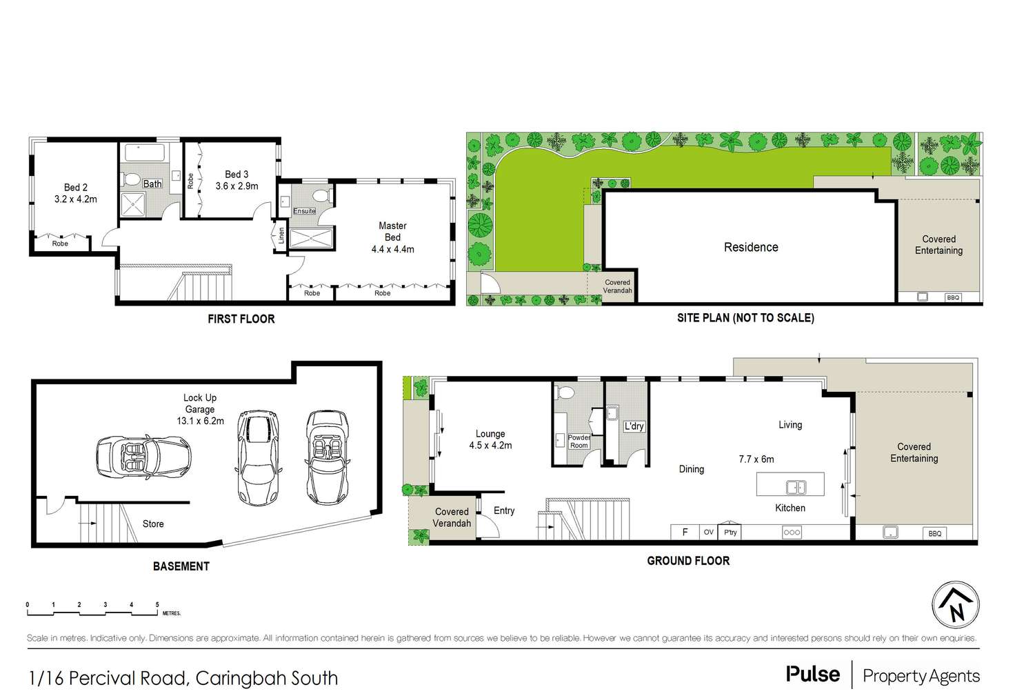 Floorplan of Homely townhouse listing, 1/16 Percival Road, Caringbah South NSW 2229