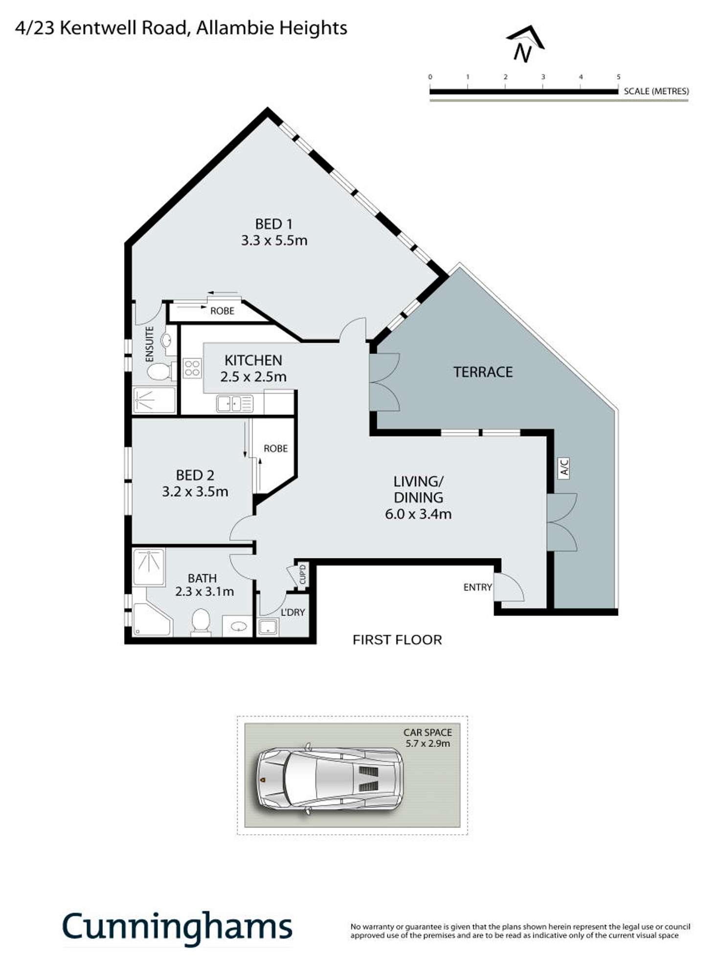 Floorplan of Homely apartment listing, 4/23 Kentwell Road, Allambie Heights NSW 2100