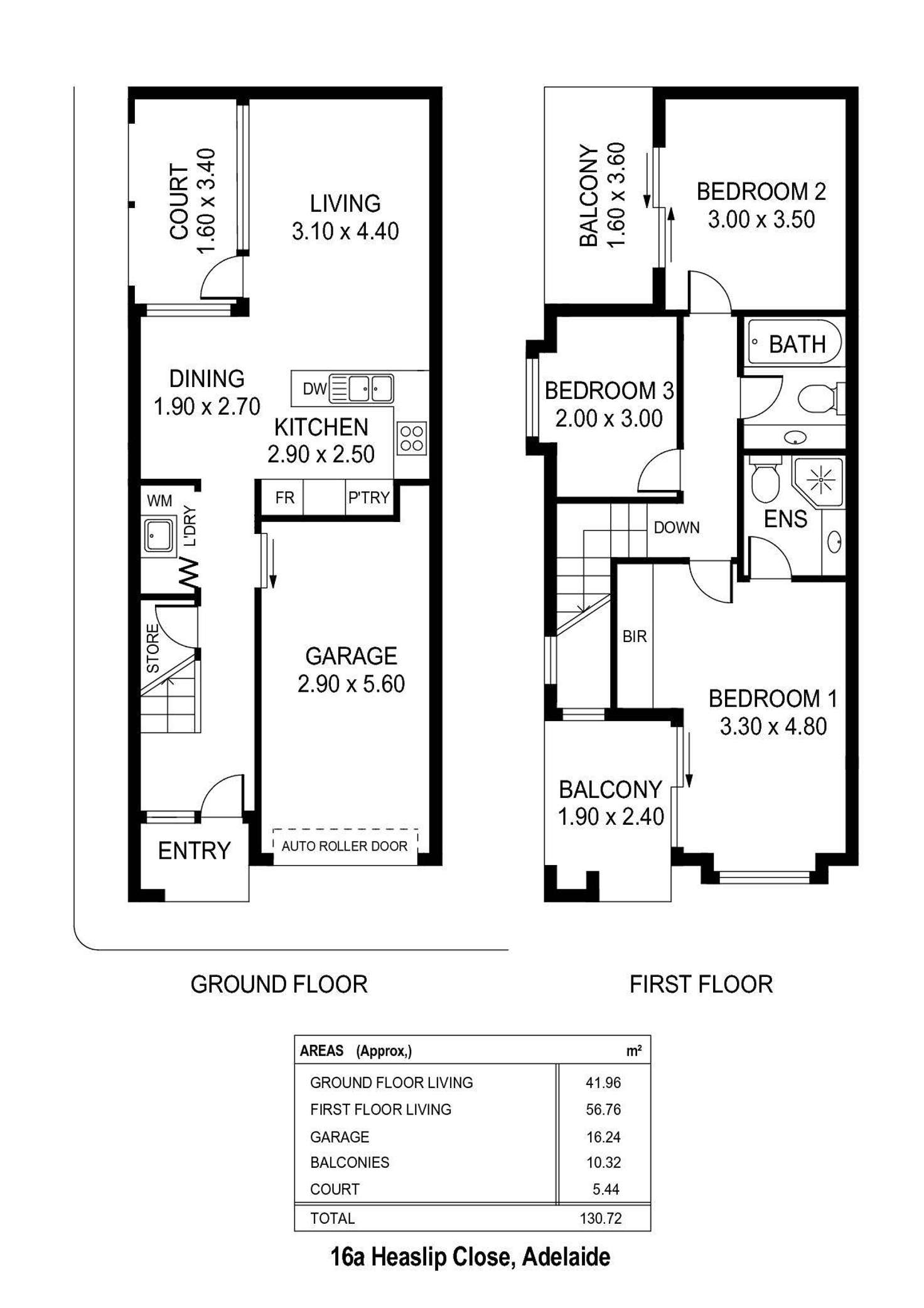 Floorplan of Homely house listing, 16a Heaslip Close, Adelaide SA 5000