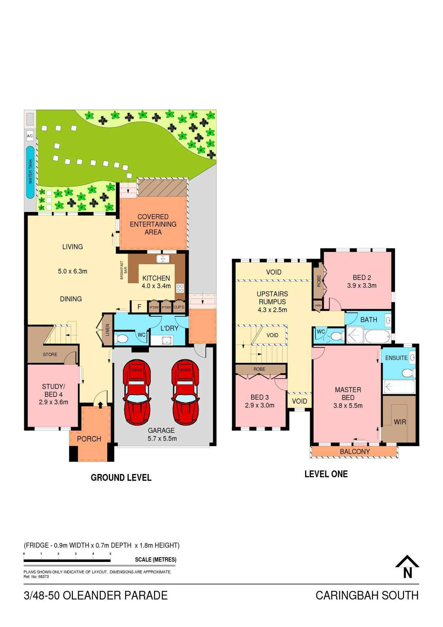 Floorplan of Homely townhouse listing, 3/48-50 Oleander Parade, Caringbah South NSW 2229