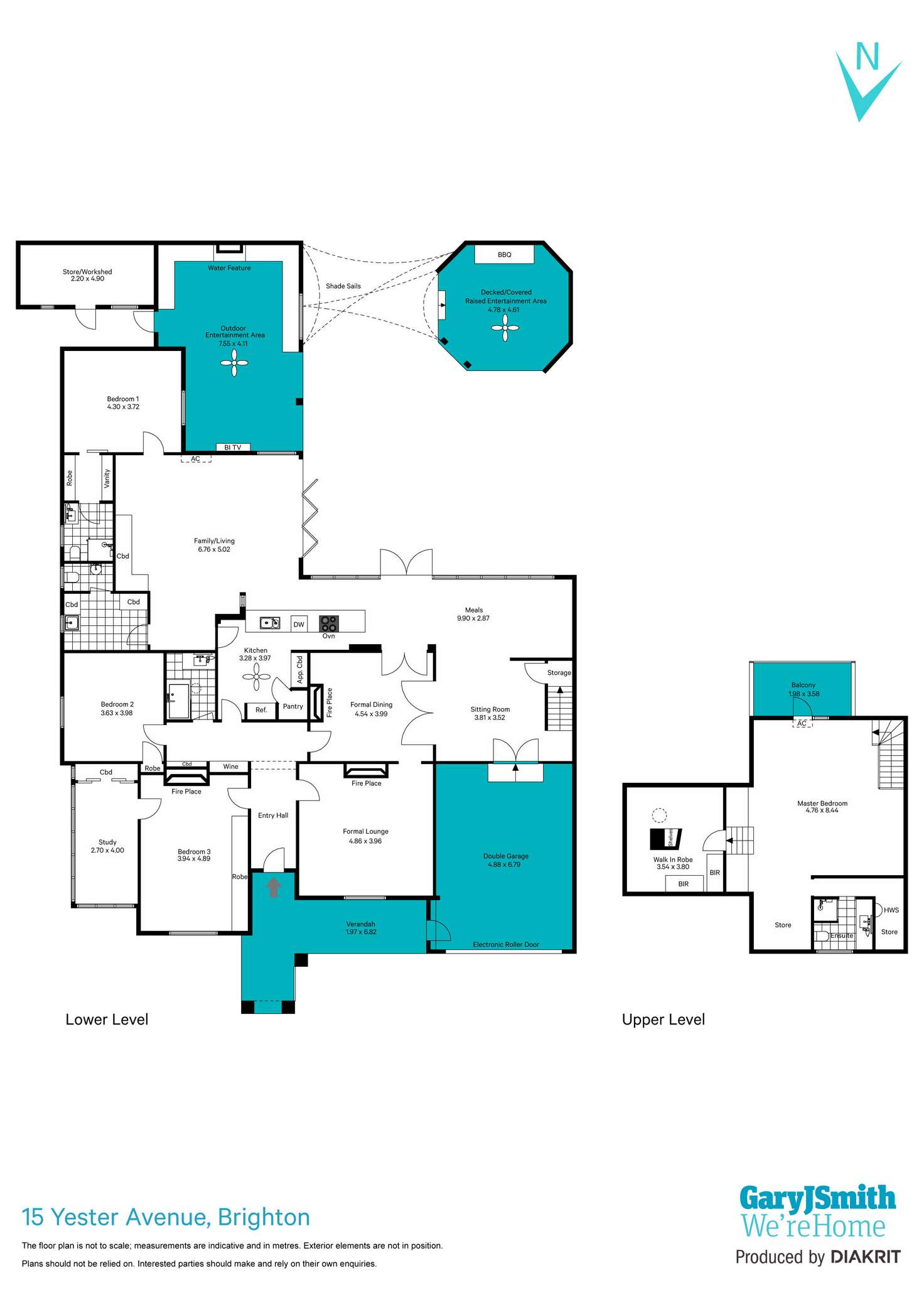 Floorplan of Homely house listing, 15 Yester Avenue, Brighton SA 5048