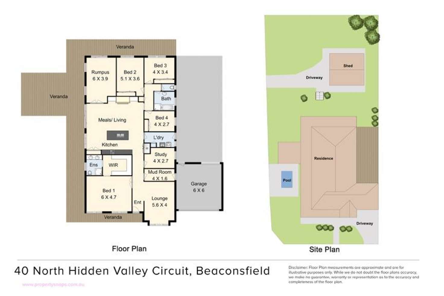 Floorplan of Homely house listing, 40 North Hidden Valley Circuit, Beaconsfield VIC 3807