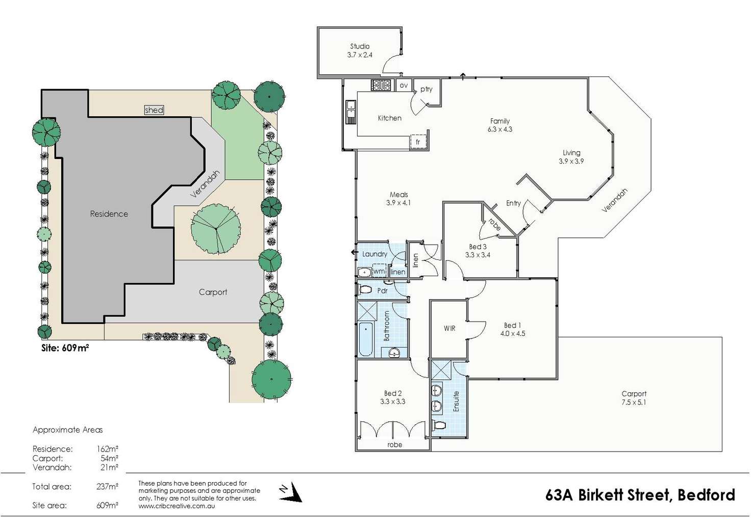 Floorplan of Homely house listing, 63A Birkett Street, Bedford WA 6052