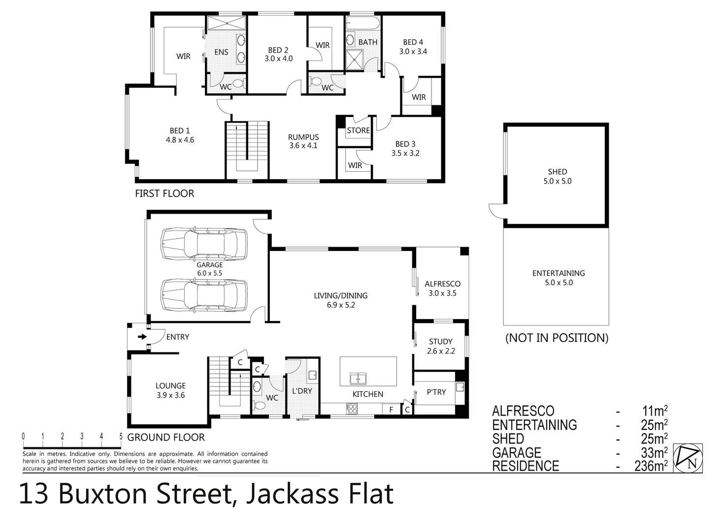 Floorplan of Homely house listing, 13 Buxton Street, Jackass Flat VIC 3556