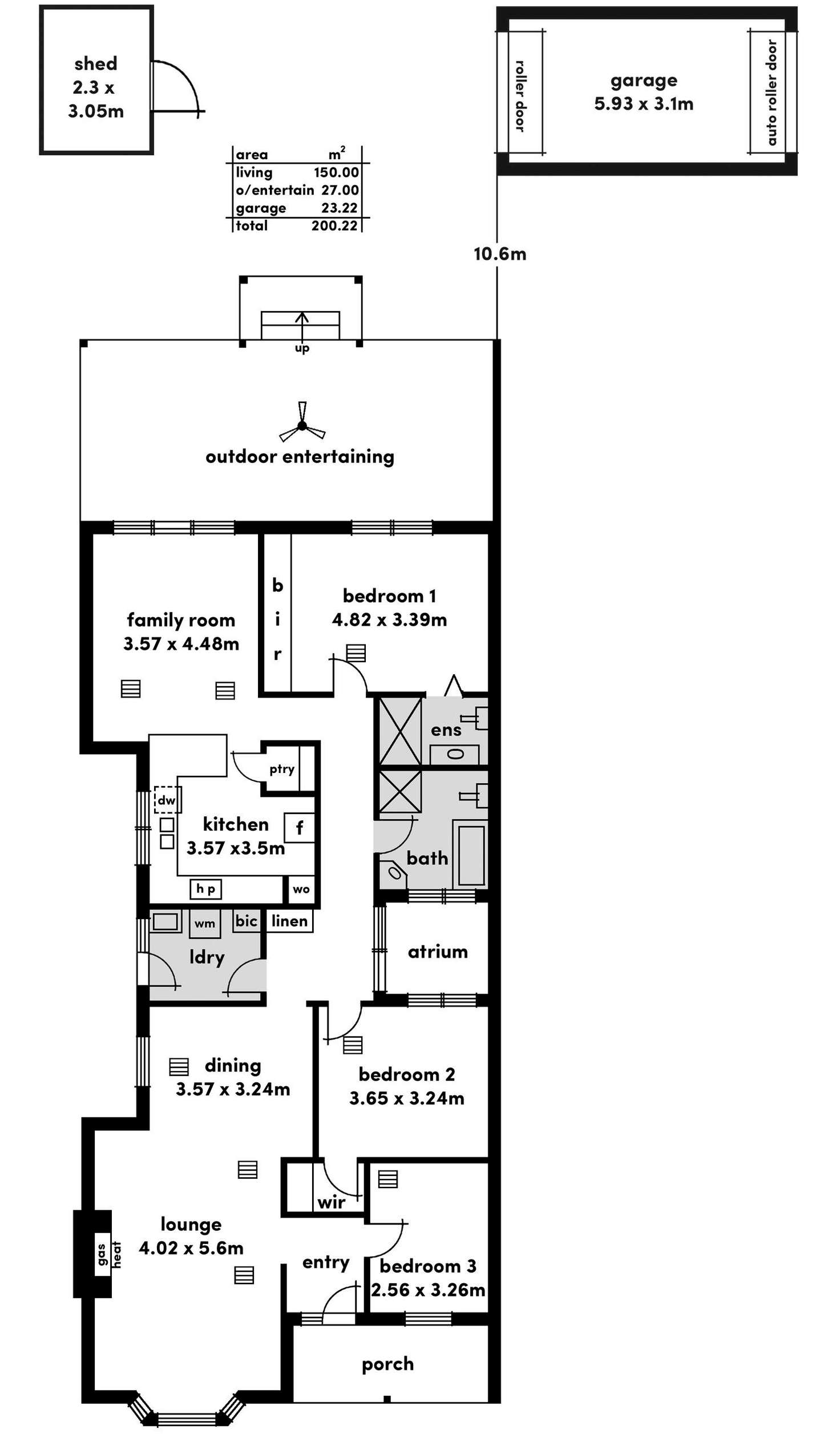 Floorplan of Homely house listing, 16 Sunnyside Road, Beaumont SA 5066