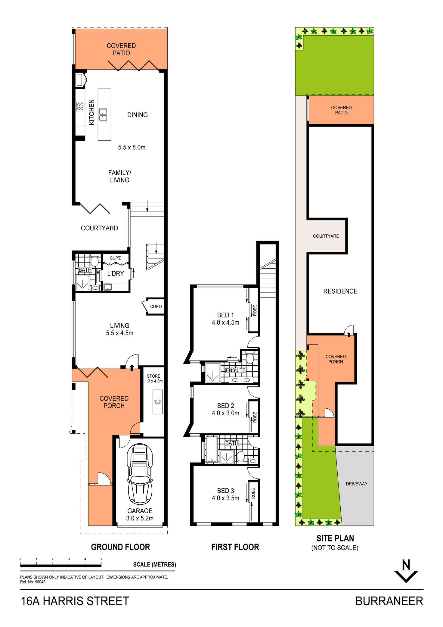 Floorplan of Homely semiDetached listing, 16b Harris Street, Burraneer NSW 2230