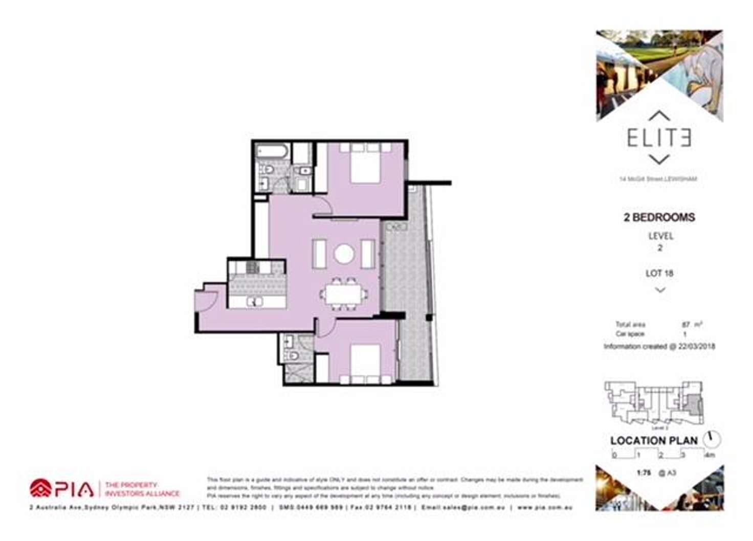 Floorplan of Homely apartment listing, 202/2-14 McGill Street, Lewisham NSW 2049