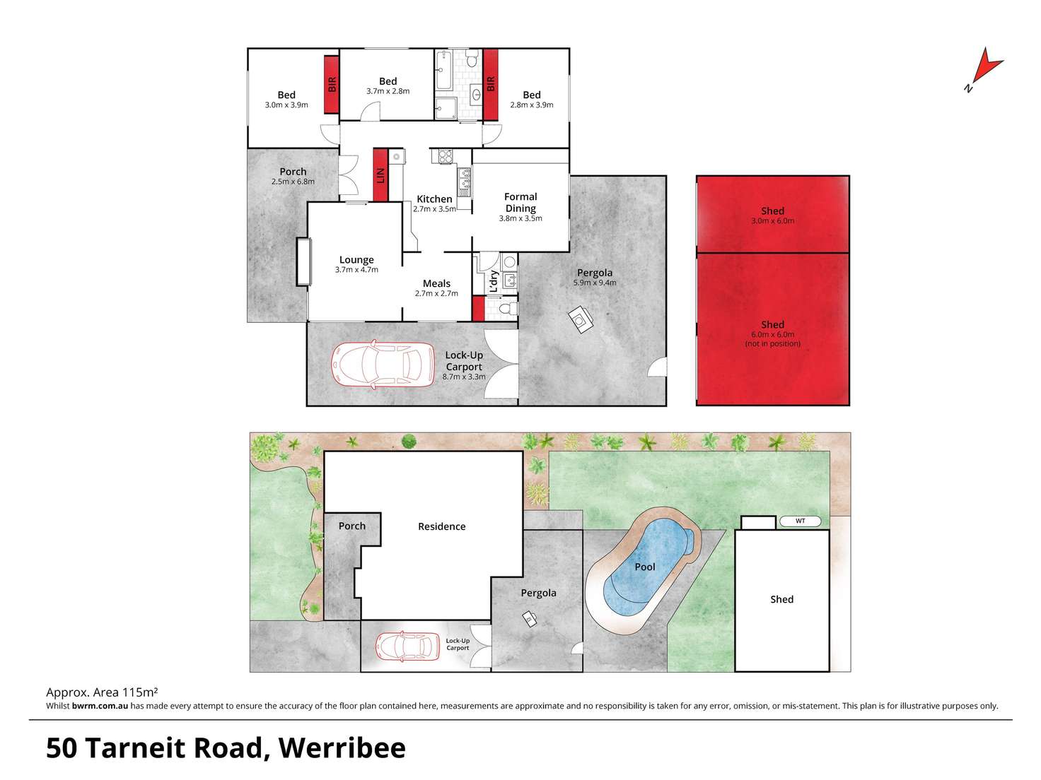 Floorplan of Homely house listing, 50 Tarneit Road, Werribee VIC 3030