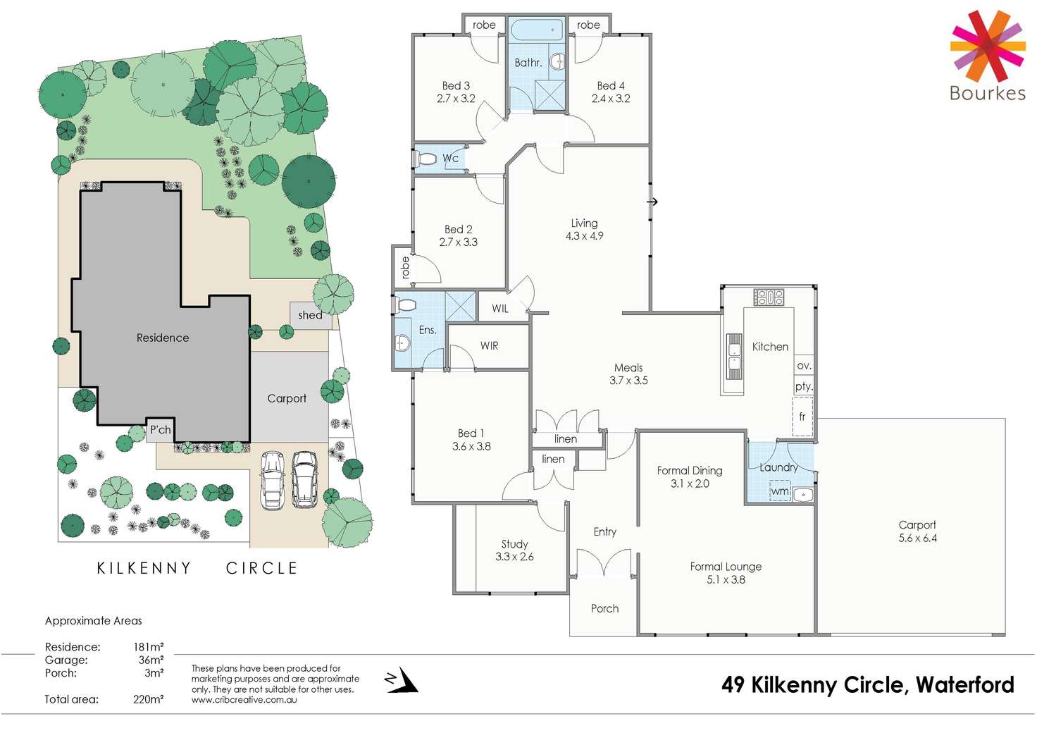 Floorplan of Homely house listing, 49 Kilkenny Circle, Waterford WA 6152