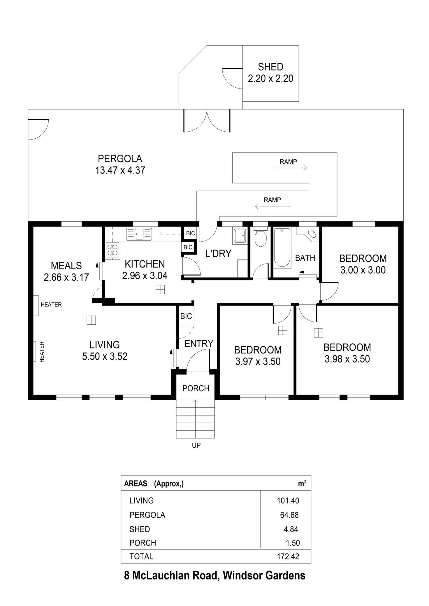 Floorplan of Homely house listing, 8 Mclauchlan Road, Windsor Gardens SA 5087